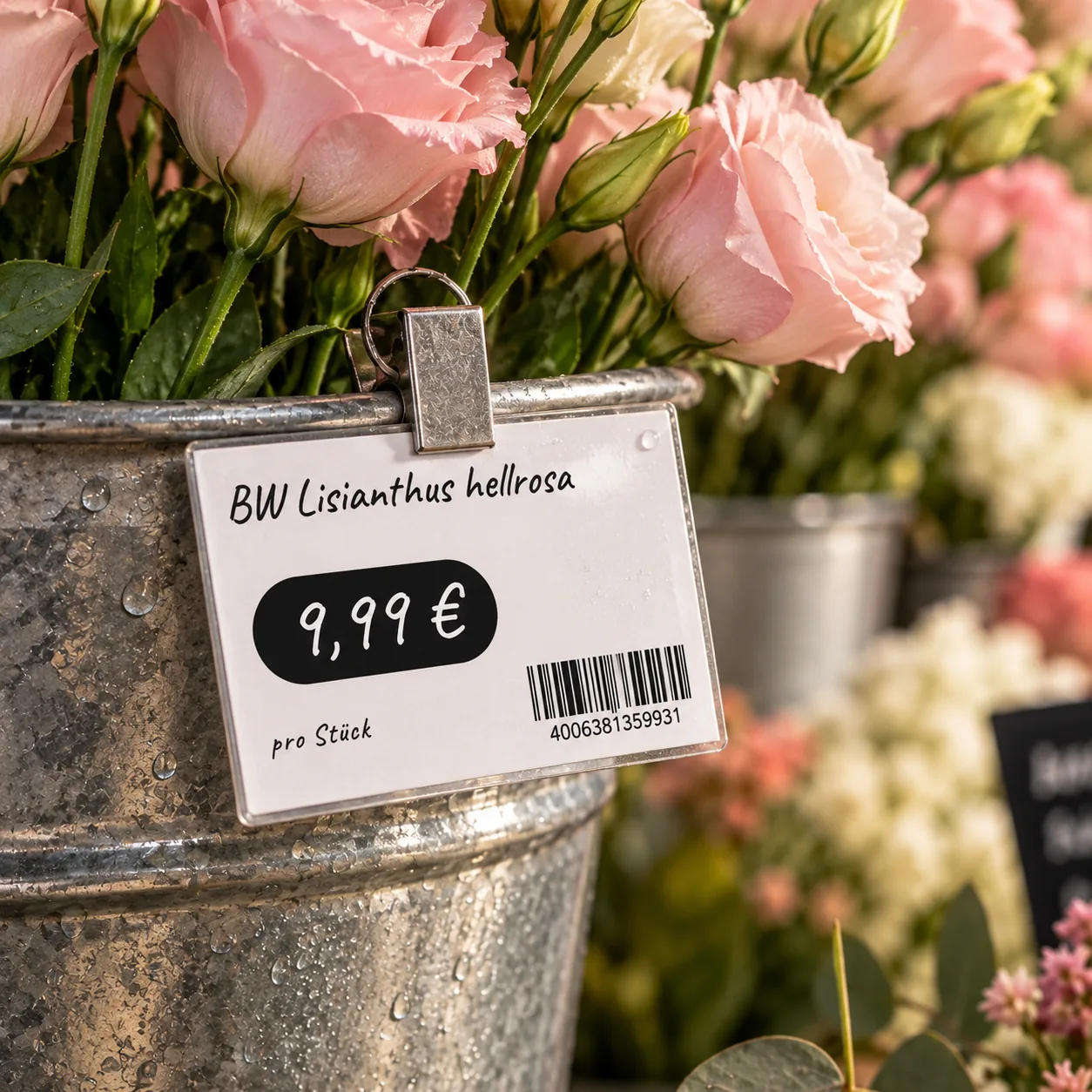 FlowerTag Preisschilder im Blumenladen