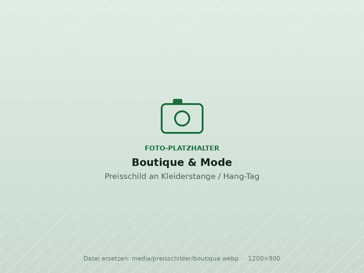 Platzhalter für Foto: Boutique & Mode