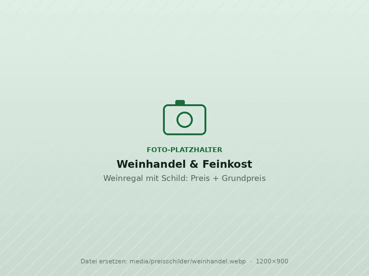 Platzhalter für Foto: Weinhändler & Feinkost
